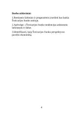 Šveicarijos franko kurso perspektyvos  3 puslapis