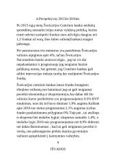 Šveicarijos franko kurso perspektyvos  8 puslapis