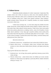 Valiutinių operacijų kontrolė, reguliavimo organizavimas 5 puslapis