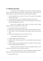 Valiutinių operacijų kontrolė, reguliavimo organizavimas 6 puslapis