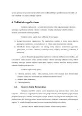 Valiutinių operacijų kontrolė, reguliavimo organizavimas 8 puslapis