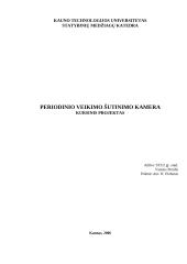 Periodinio veikimo šutinimo kamera