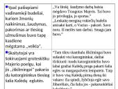 Ironija Balio Sruogos kūrinyje „Dievų miškas” 6 puslapis