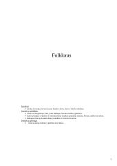 Viskas apie folklorą