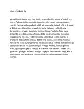 Šeima kaip viena svarbiausių vertybių