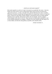 Kodėl man svarbi tautinė tapatybė? 