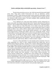 Kokios auklėjimo idėjos atsiskleidžia apysakoje „Sename dvare“?