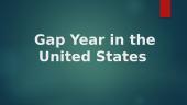 Gap Year in the United States
