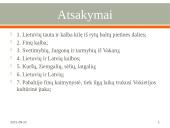 Lietuvių kalbos ryšiai su kitomis kalbomis  9 puslapis