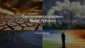 Environmental problem. Water pollution 