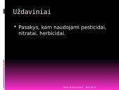 Žemės ūkio teršalai: pesticidai, nitratai, herbicidai 2 puslapis