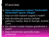 Žemės ūkio teršalai: pesticidai, nitratai, herbicidai 7 puslapis
