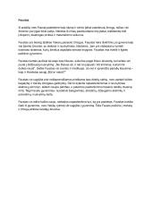 Fausto paveikslas, tezės