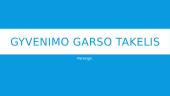 Gyvenimo garso takelis