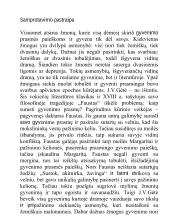 Fausto ir Margaritos istorijos prasmė J. V. Gėtės  ,,Fauste“  5 puslapis