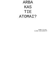 Pasaulio pamatai arba kas tie atomai? 6 puslapis