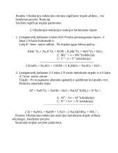 Oksidacijos-redukcijos reakcijos 3 puslapis