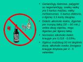 Alkoholio įtaka žmogaus organizmui 9 puslapis