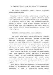 Optinio siųstuvo struktūros pasirinkimas