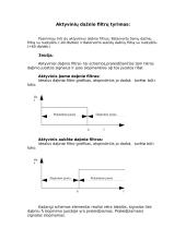 Aktyvinių dažnio filtrų tyrimas