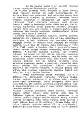Reformacijos raida Lietuvoje 4 puslapis