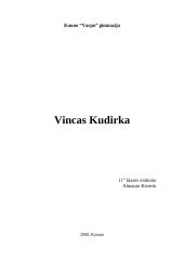 Vincas Kudirka. Biografija bei darbai 6 puslapis