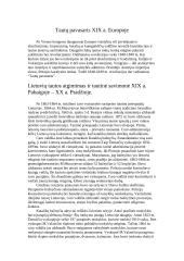 Lietuvių tautos atgimimas ir tautinė savimonė XIX a. Pabaigoje – XX a. Pradžioje 2 puslapis