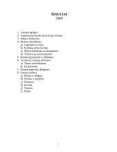 Kultūros istorijos referatas “Senovės roma”  2 puslapis