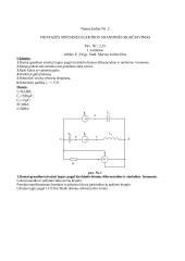 Vienfazės elektros grandinės skaičiavimas 1 puslapis