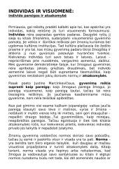 individo pareigos ir atsakomybė