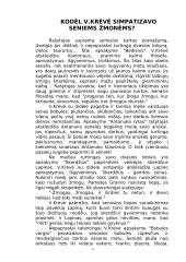 Vinco Krėvės kūrinių analizė 7 puslapis