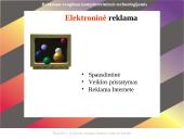 Reklamos rengimas kompiuterinėmis technologijomis  8 puslapis