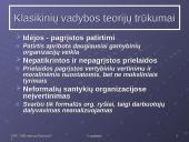 Klasikinė organizacijų valdymo teorija 10 puslapis