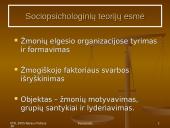 Klasikinės sociopsichologinės teorijos 5 puslapis