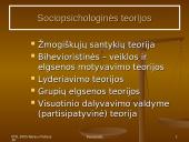 Klasikinės sociopsichologinės teorijos 6 puslapis