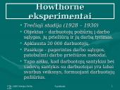 Žmogiškųjų santykių teorija: Howthorne eksperimentai 7 puslapis