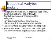 Tikslinio valdymo teorija bei žingsniai 12 puslapis