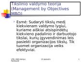 Tikslinio valdymo teorija bei žingsniai 4 puslapis