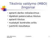 Tikslinio valdymo teorija bei žingsniai 6 puslapis