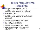 Tikslinio valdymo teorija bei žingsniai 8 puslapis