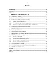 UAB „Tromina“ konkurencinės aplinkos analizė