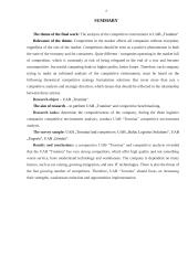 UAB „Tromina“ konkurencinės aplinkos analizė 3 puslapis