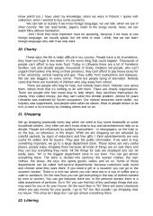 25 English essays on different topics 8 puslapis