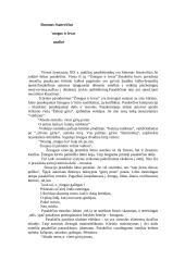 Simonas Stanevičius "Žmogus ir levas" analizė