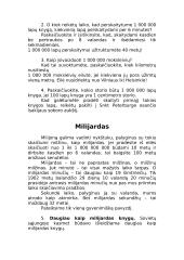 Skaičiai milžinai: milijonas ir milijardas 2 puslapis