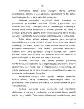 Vadovo funkcijos, veikla organizacijoje 10 puslapis