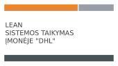 Lean sistemos taikymas įmonėje "DHL"