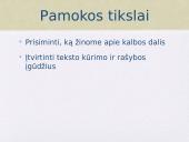 Kalbos dalių kartojimas 2 puslapis