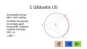 Įbrėžtinių kampų užduotys 5 puslapis