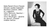 Asmenybė: Coco Chanel 2 puslapis